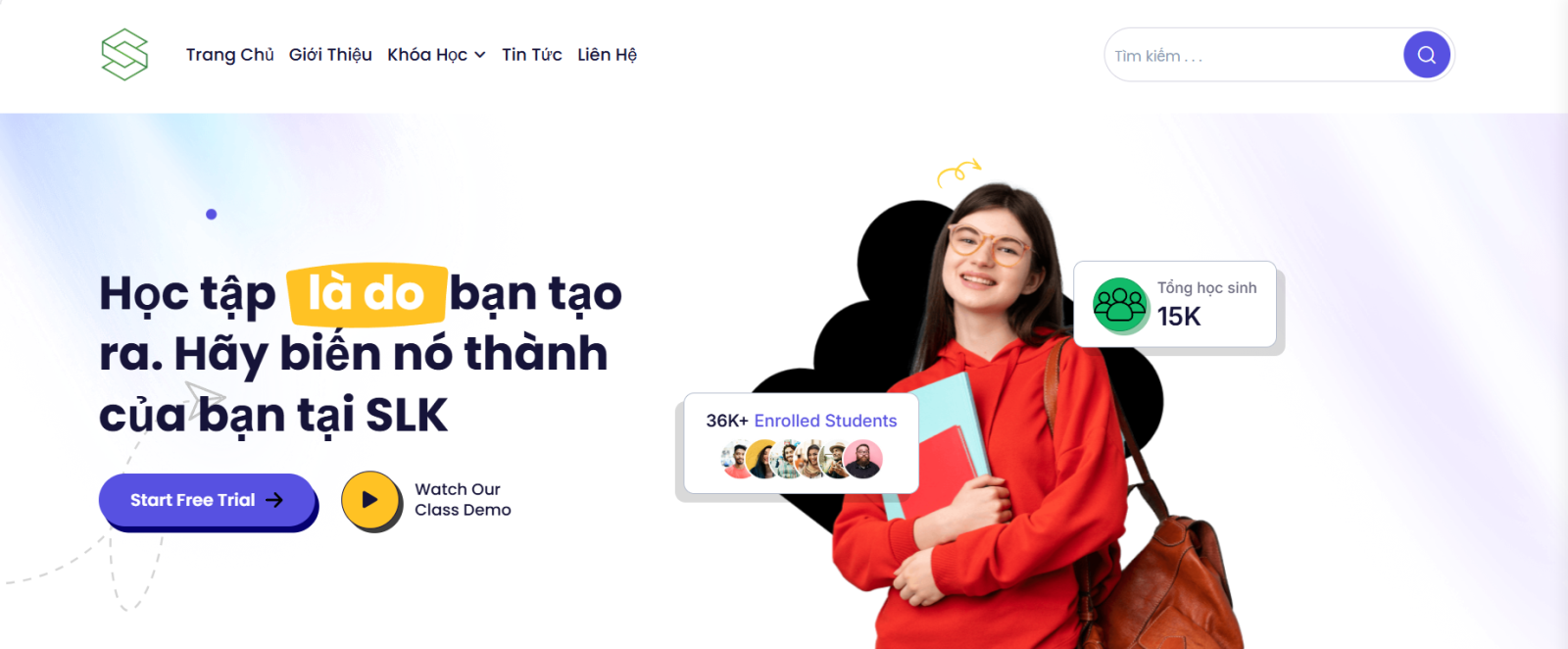 Mẫu web giáo dục 13