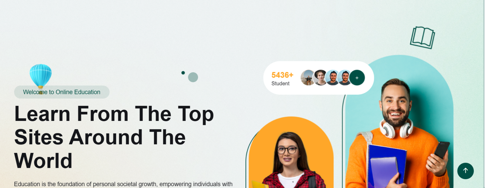 Mẫu web giáo dục 14